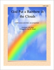 God Put a Rainbow in the Clouds SATB choral sheet music cover Thumbnail